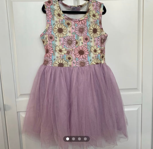 Summer Floral Tulle Dress