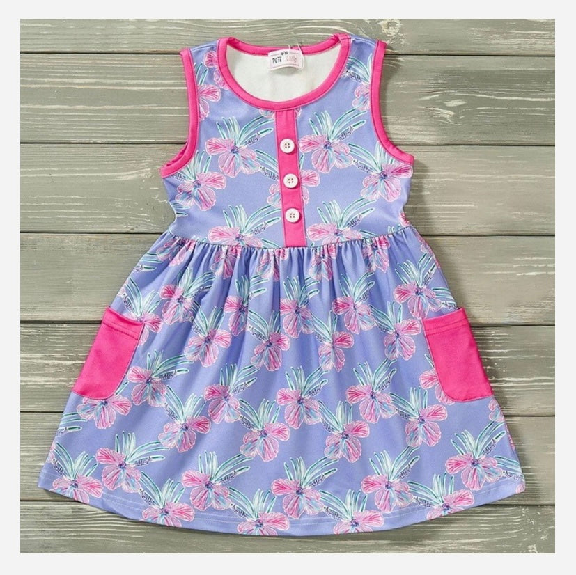 Pretty in Paradise girl’s dress